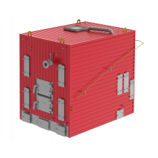 Котел водогрейный в легкой обмуровке на стальной раме ARCUS SOLIDA-300 К (КВр-0,3 К, водоохлаждаемая уголковая решетка)  Котел водогрейный в легкой обмуровке на стальной раме ARCUS SOLIDA-300 К (КВр-0,3 К, водоохлаждаемая уголковая решетка)