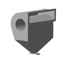 Циклон горизонтальный с бункером для сбора золы ЦГ-1-3