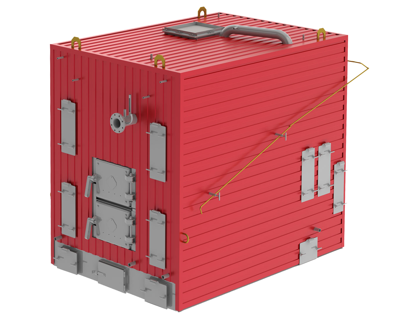 Котел водогрейный в легкой обмуровке на стальной раме ARCUS SOLIDA-400 КД (КВр-0,4 КД)  Котел водогрейный в легкой обмуровке на стальной раме ARCUS SOLIDA-400 КД (КВр-0,4 КД)